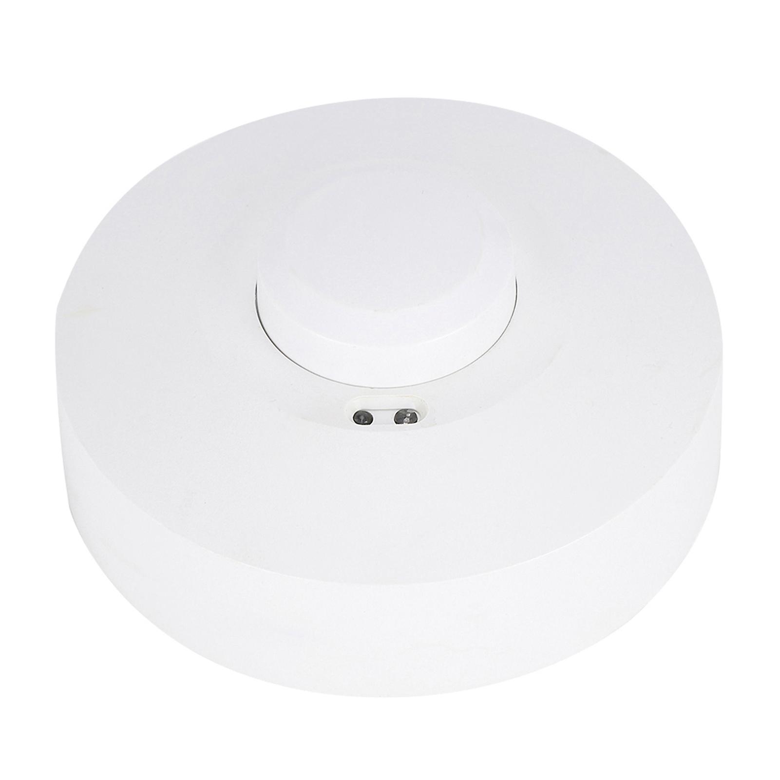 5.8GHz Microwave Radar Sensor Light Switch Revolving Adjustable Indoor   Ceiling Body Motion Detector Surface Mount