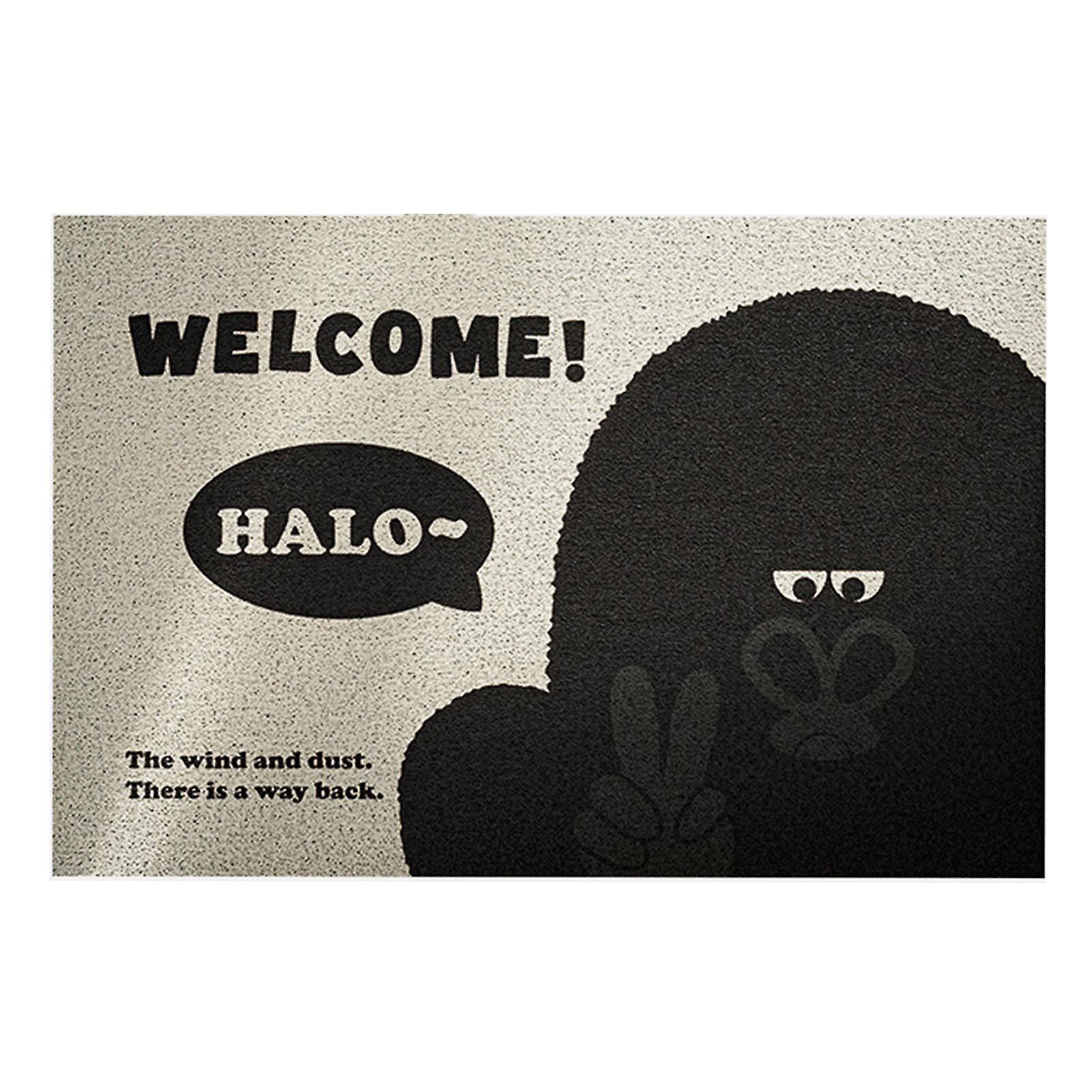 Customizable Non-Slip Doormat for Entryways, Easy-Clean Chimpanzee Print