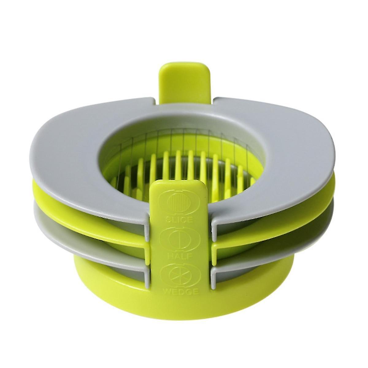 Egg Slicer, 3 In 1 Boiled Egg Cutter, With Stainless Steel Cutting Wires, Cut Eggs Into Thin Slices