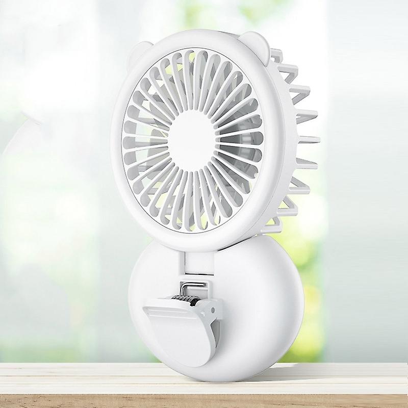 D11 Fill Light Clip Hanging Neck Fan D11 White