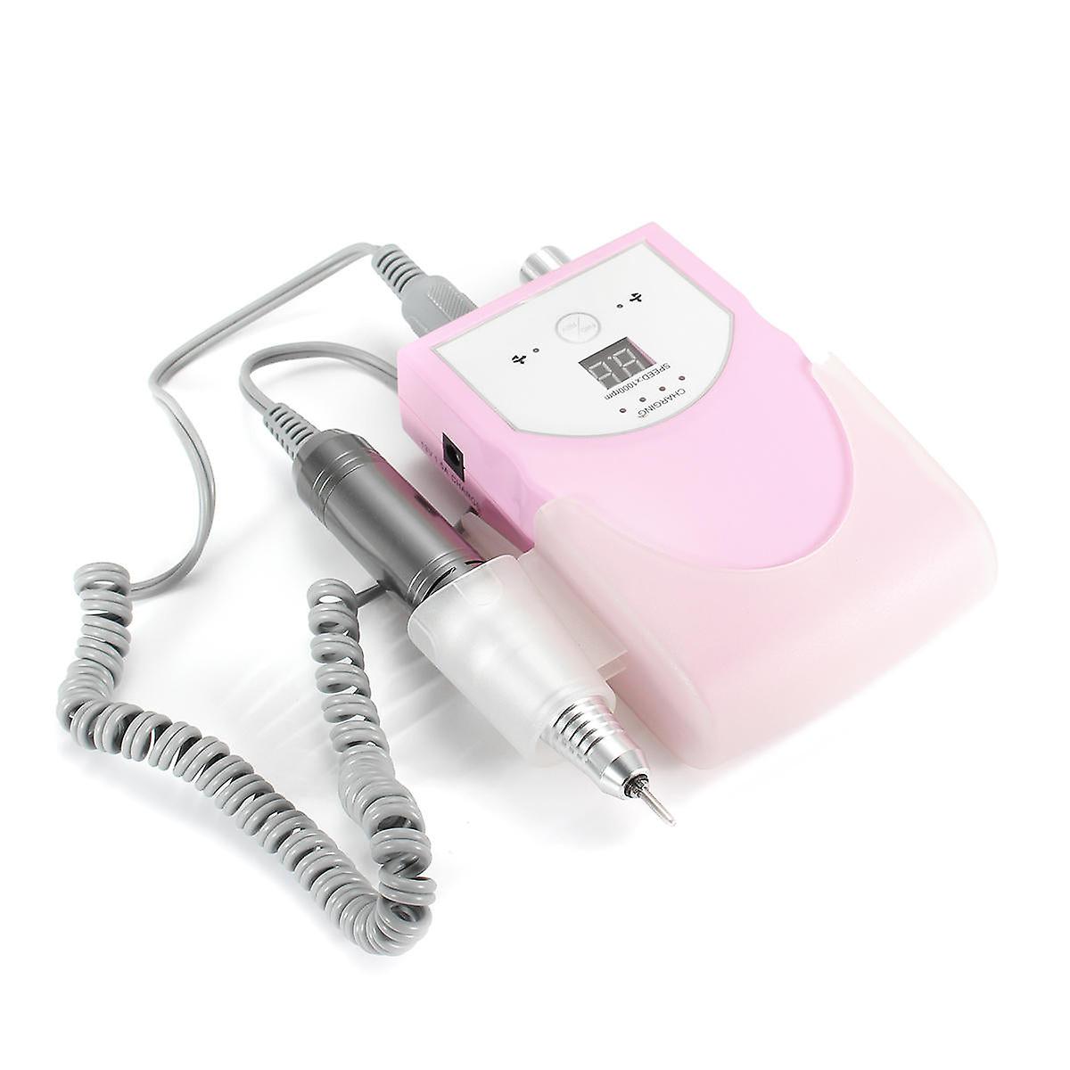 30000Rpm Adjustable Speed Lcd Rechargeable Electric Rotary Nail File Drill Machine Manicure Tool