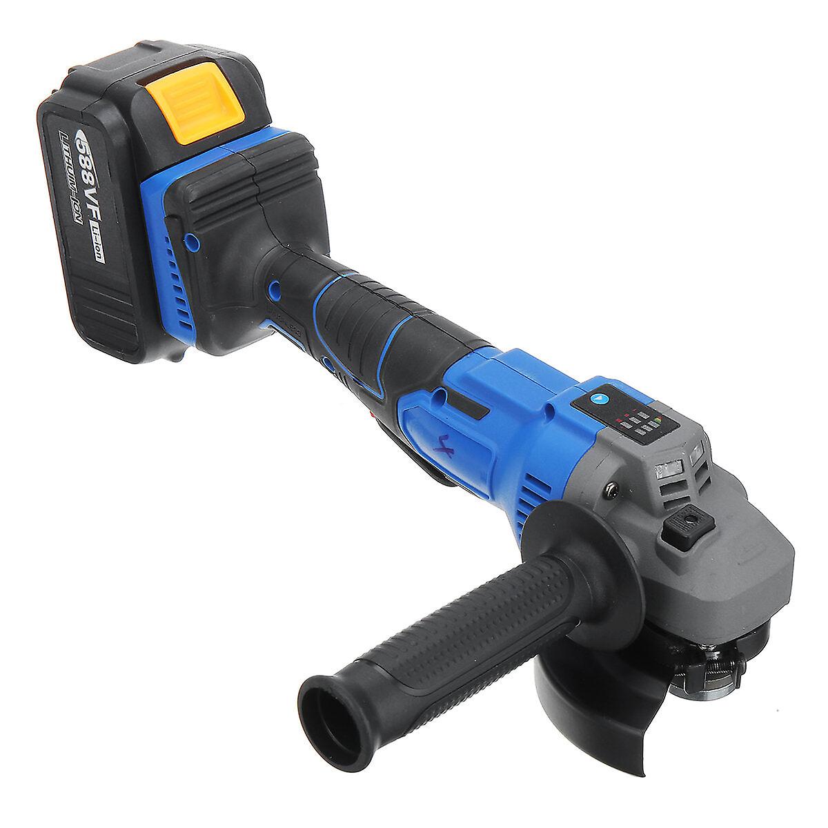588Vf Cordless Brushless 100mm 1580w Electric Angle Grinder 3 Gears Adjustable Grinding Machine Polisher