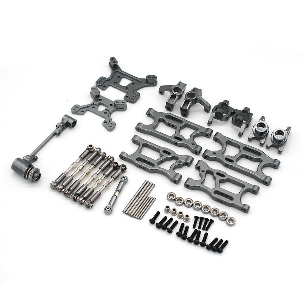Upgraded Metal Parts Set Swing Arm Steering Cup Rear Wheel Seat for Wltoys 144001 144010 124017 1240