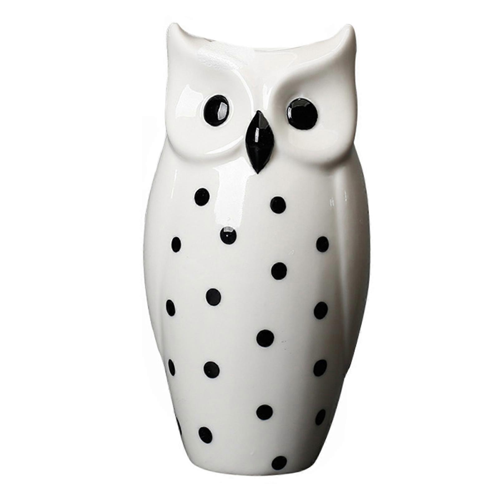 Modern Nordic Owl Vase for Desktop Decor