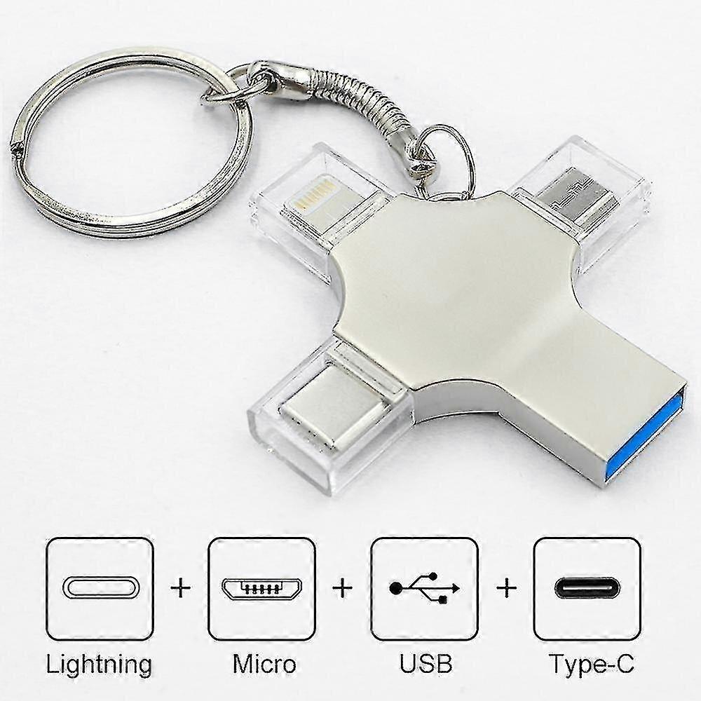 Pen Drive Type C Otg Usb Flash Drive 3.0 For Android 16gb Pendrive 4in1