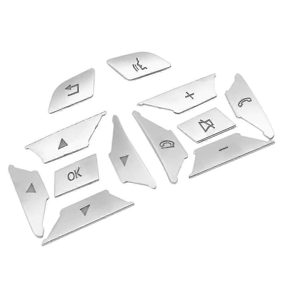 Car Steering Button Stickers Cover Trim For C E Ml Gl Cla Gla Sl Slk W176 W212 W204
