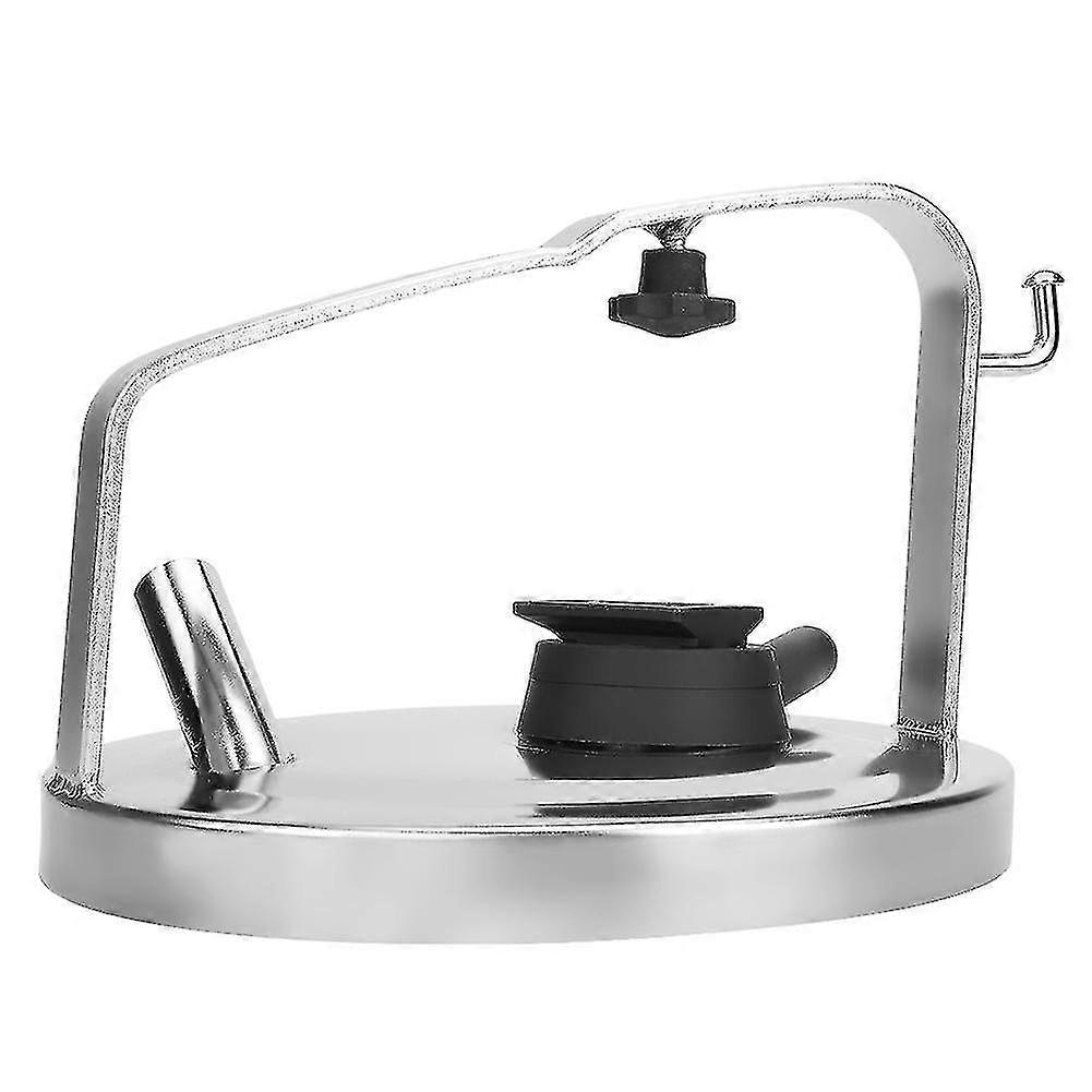 Milcheimerdeckel aus Edelstahl mit Dichtungsstopfensitz