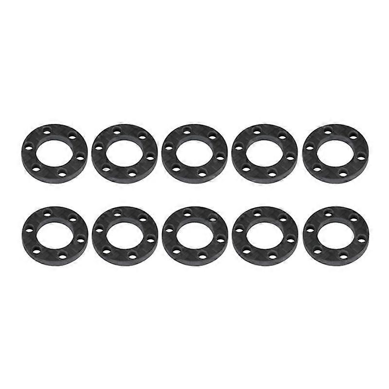 10Pcs Carbon Fiber Wheel Hex Hub Extension Adapter Offset Spacer 3mm Thickness Fit for 1.9inch 2.2inch VP Wheel Rim Hub