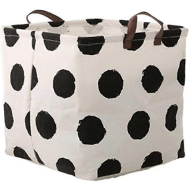 Folding children's storage and laundry basket