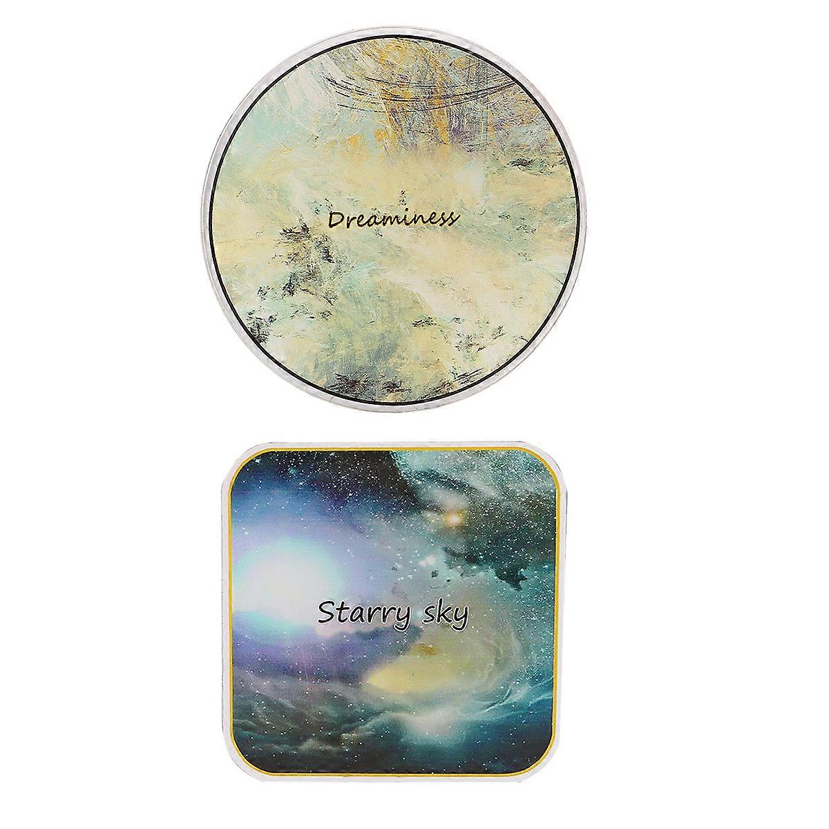 2pcs Manicure Resin Shell Hearts Shaped Display Photograph Pallet Nail Accessories Tools for Display As Shown ( 1 and 2)