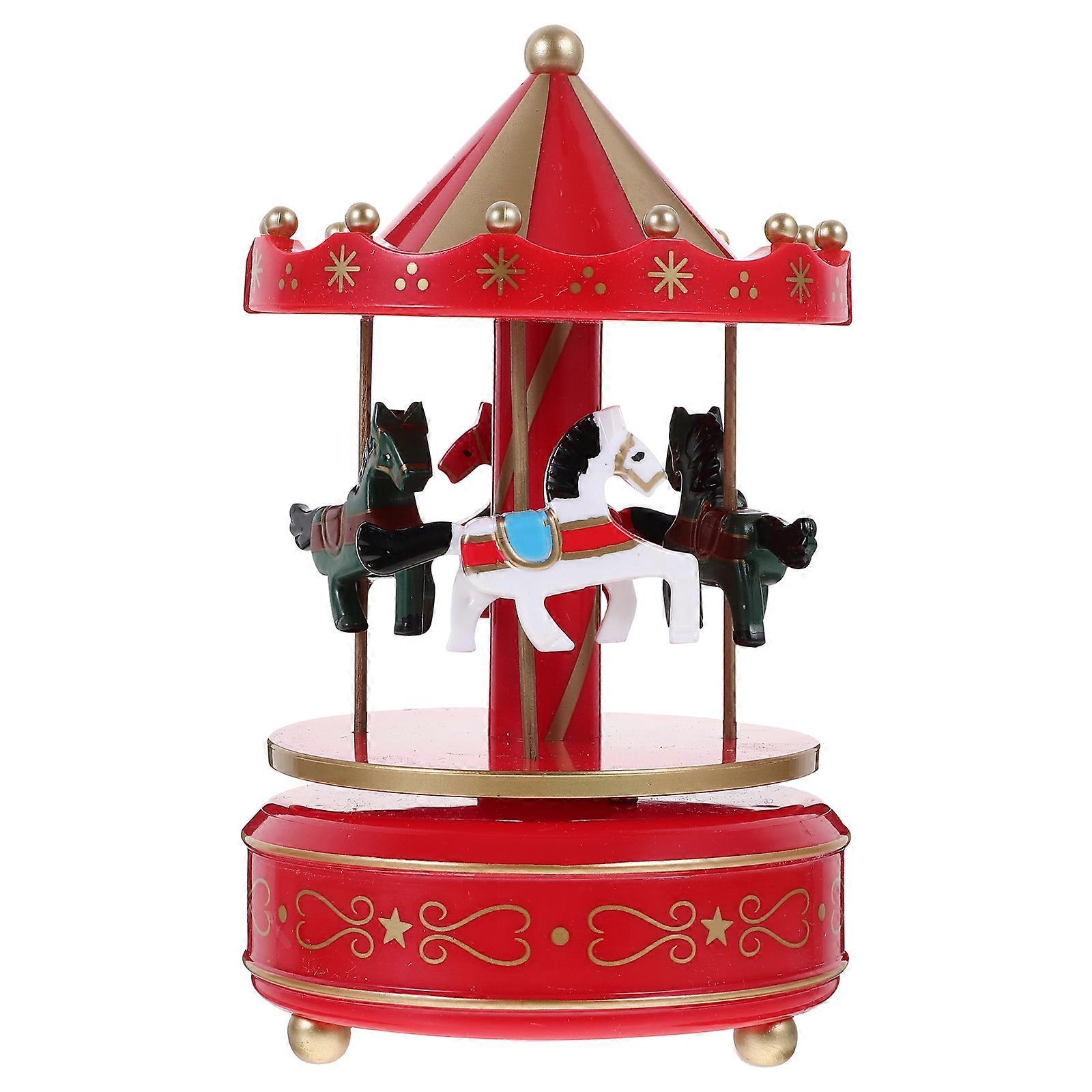 Carousel Music Box Decor Romantic Carousel Music Box Desktop Classical Music Box