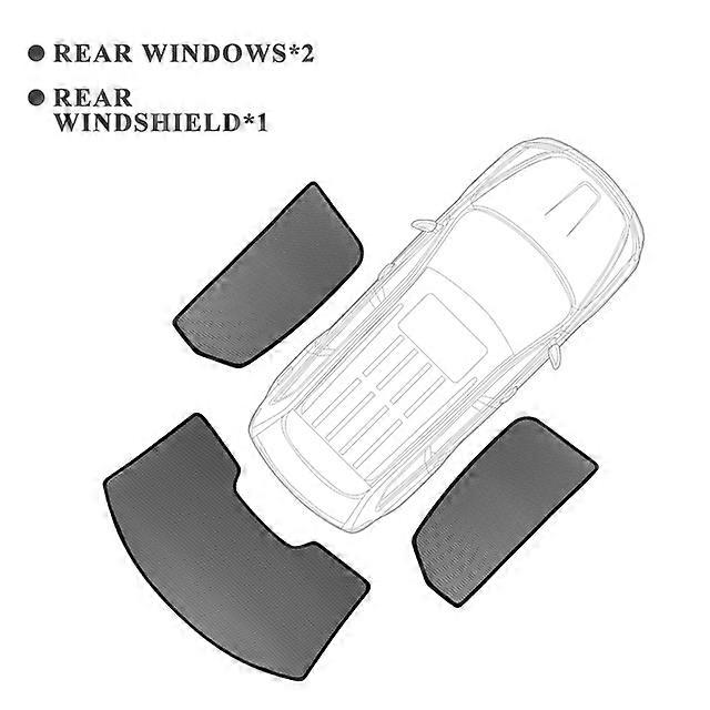 For Chevrolet Equinox 2018-2023 Car Side Vehicle Window Parts Window Sunshade Windshield Magnetic Sun Shade Solar Protection Parasol Children Curtain