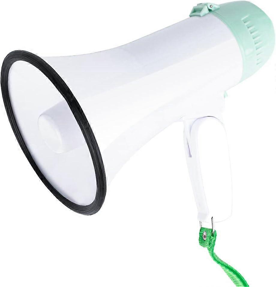Portable 20 W megaphone speaker with volume control and strap