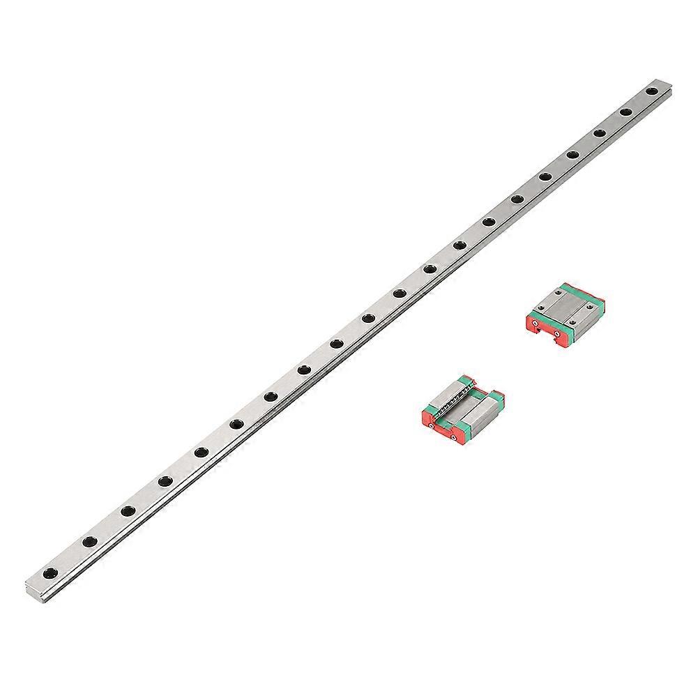 1pc 500mm MGN12 Miniature Linear Rail Guide Rail 12mm Width 2pcs MGN12B Slide Blocks