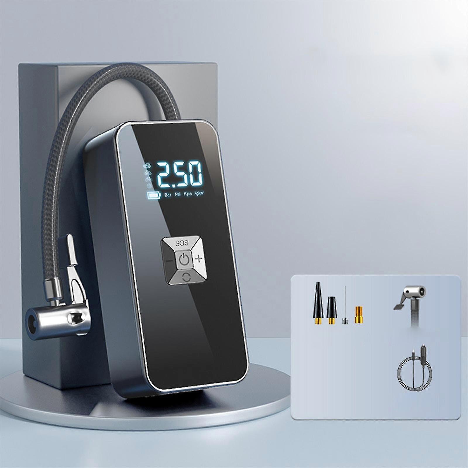 Digital Display Car Inflatable Pump Portable Cordless Electric Pump Multi-function Emergency Tire Pumps 241022