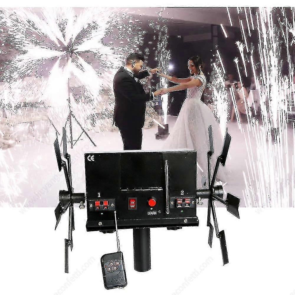Double-wing Fountain Rotating Sta Ing Wedding Remote Contr