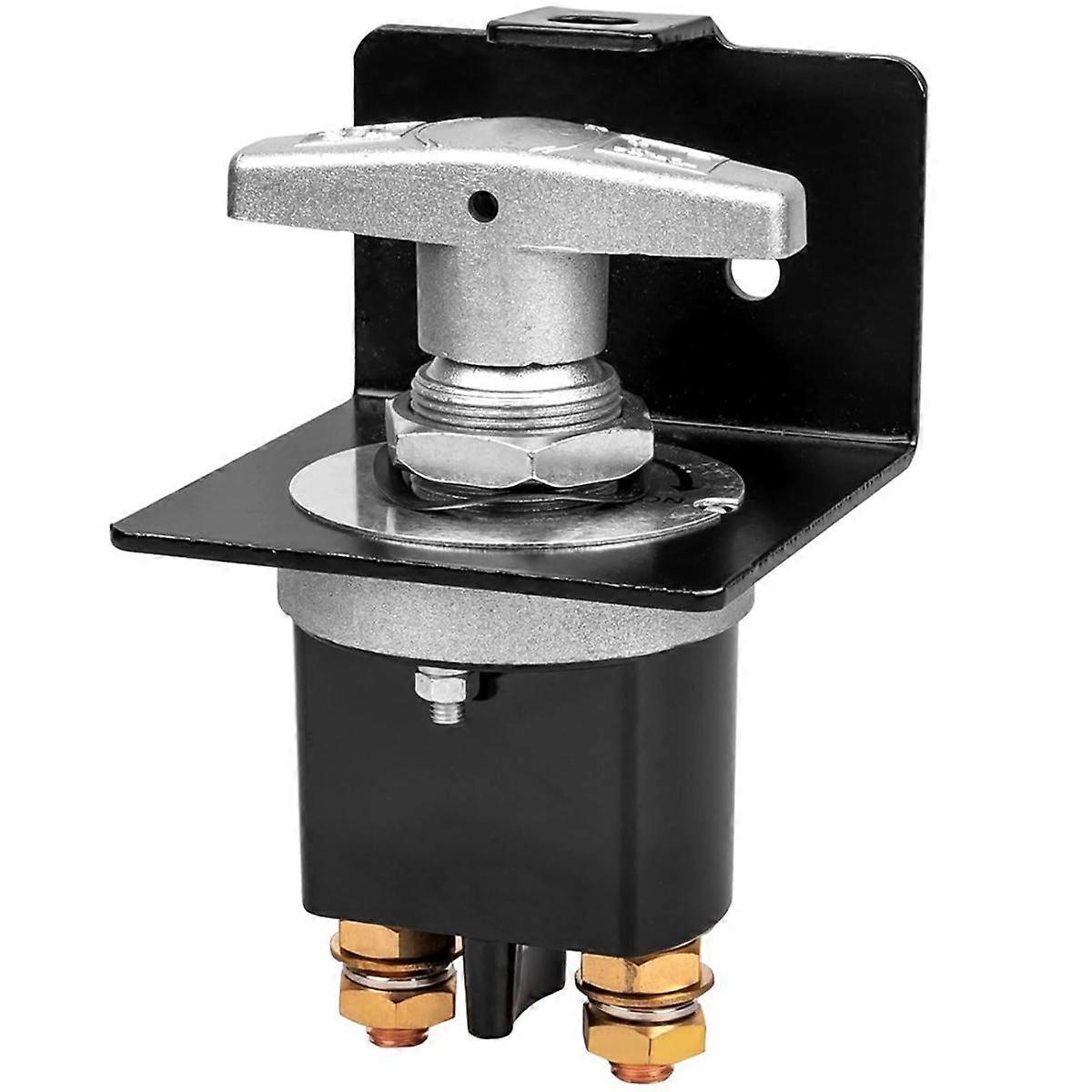 500A High Current Battery Disconnect Switch, 12-36V Battery Cut Off Switch with Lock-Out Plate, Rep