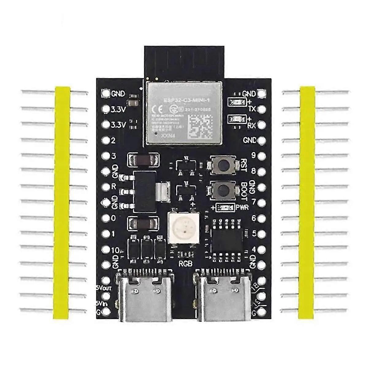 ESP32-C3 Scheda di Sviluppo Dual Type-C WiFi Bluetooth BLE5.0 DevKitM-1 Core Board ESP32C3 Module