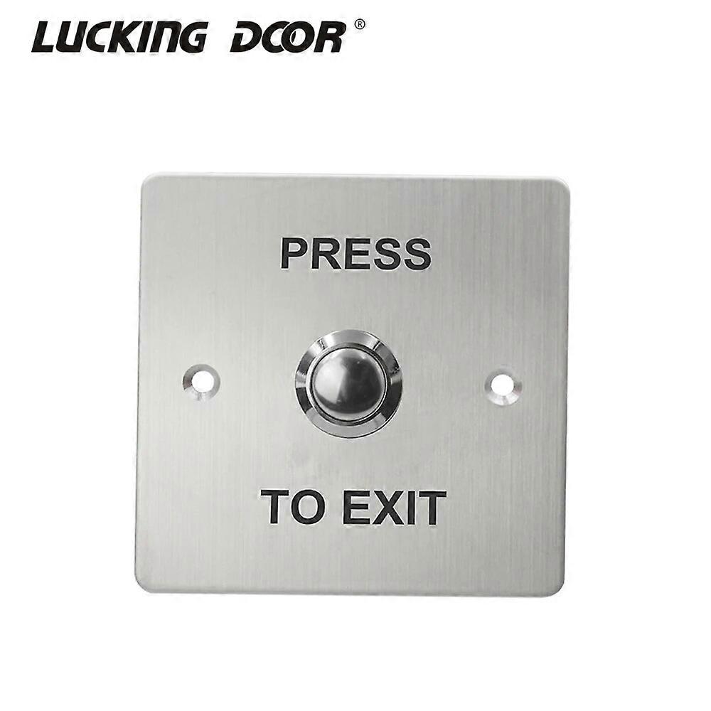 Alloy Door Exit Button Release Push Switch Stainless Steel access control switch Push Door Release for Home access control lock