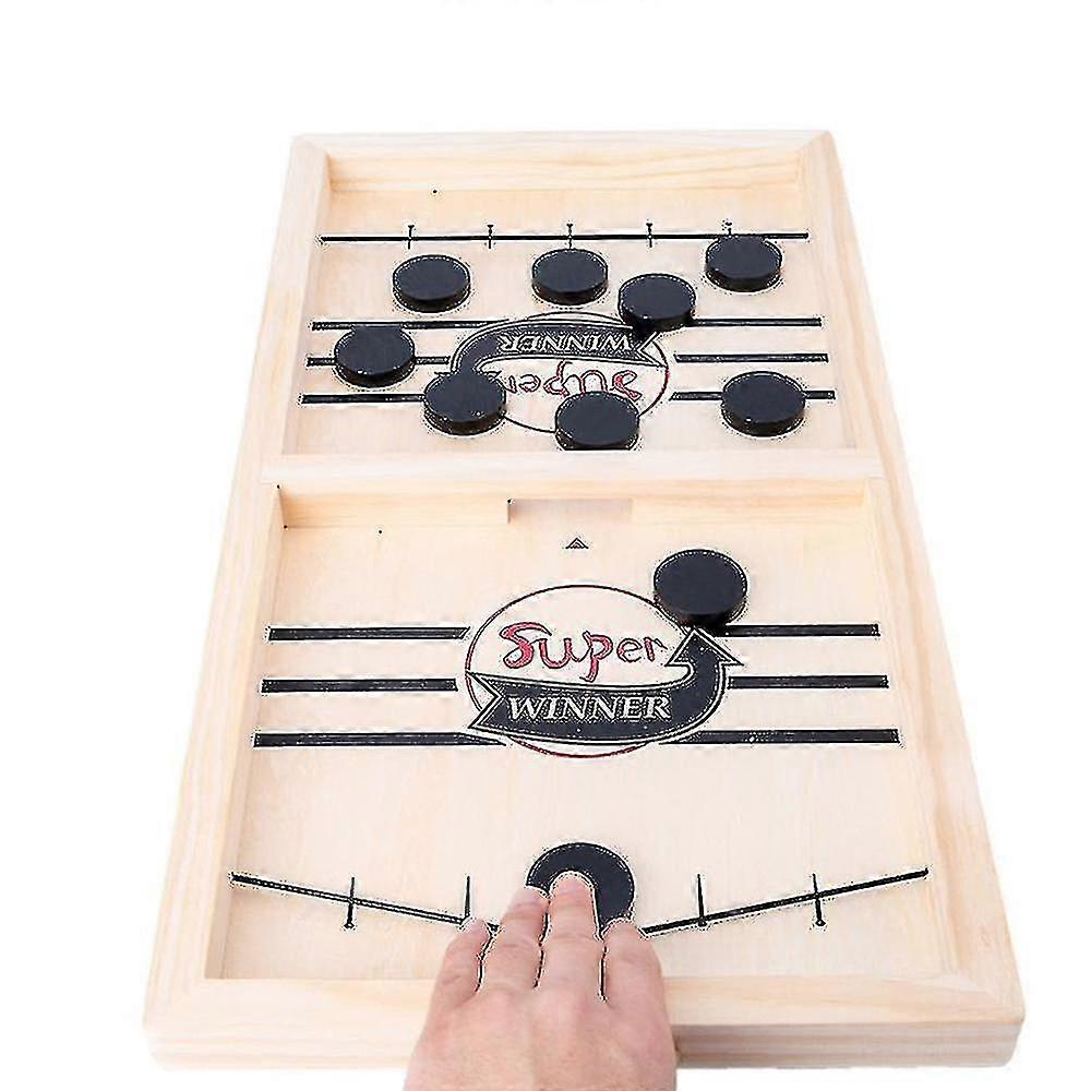 Fast Sling Puck Game Table Desktop Battle Ice Hockey Game Winner Board Games fL