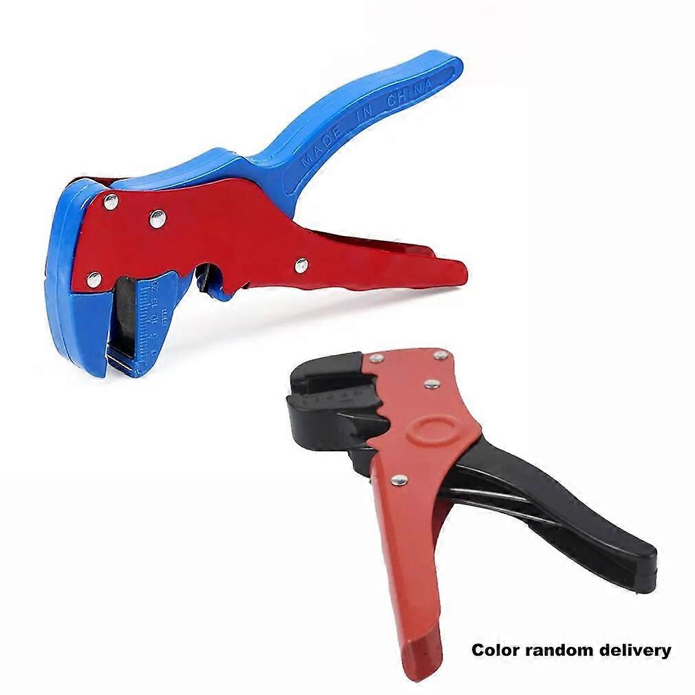 02-6 Square MM Adjustable Automatic Cable Wire Stripper With Cutter Duckbill Bend Nose Bolt Clippers Wire Stripping Tool
