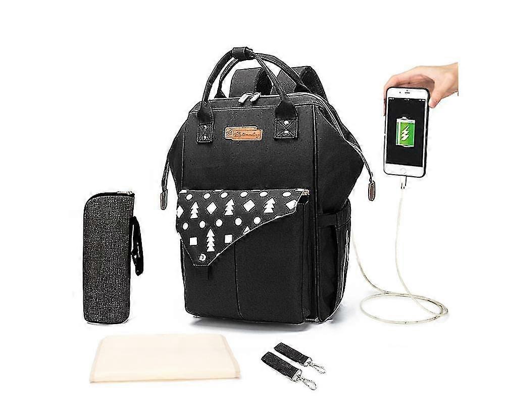 Stylish Diaper Napyy Bag-black