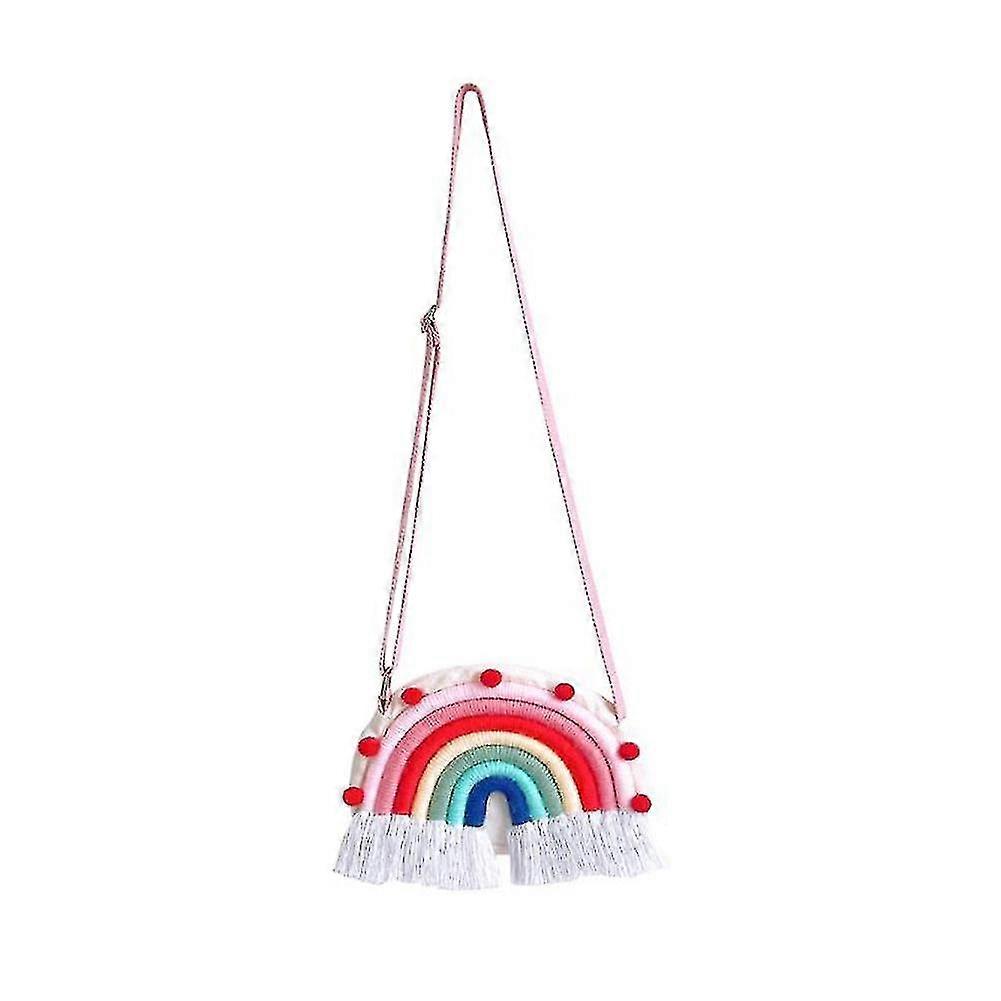 Wall Hanging Storage Bag Children's Rainbow Backpack Home , Type 2