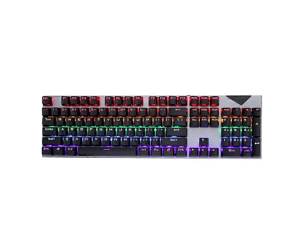 K200 104 Keys Backlight Wired Gaming Mechanical Keyboard Computer Accessory - Dark Gray
