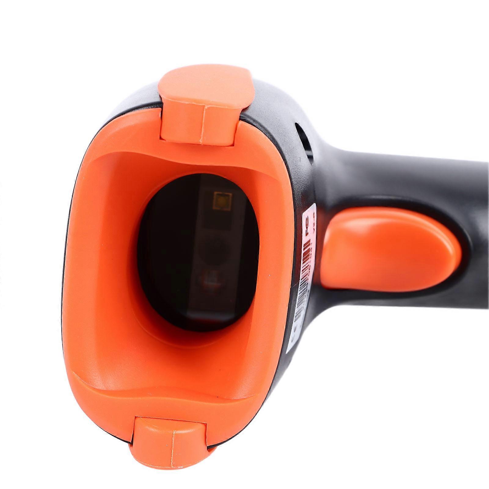QR Code Scanner Wireless Hand Held Scanner Supermarket Courier Warehouse Inventory Check Barcode Scanner