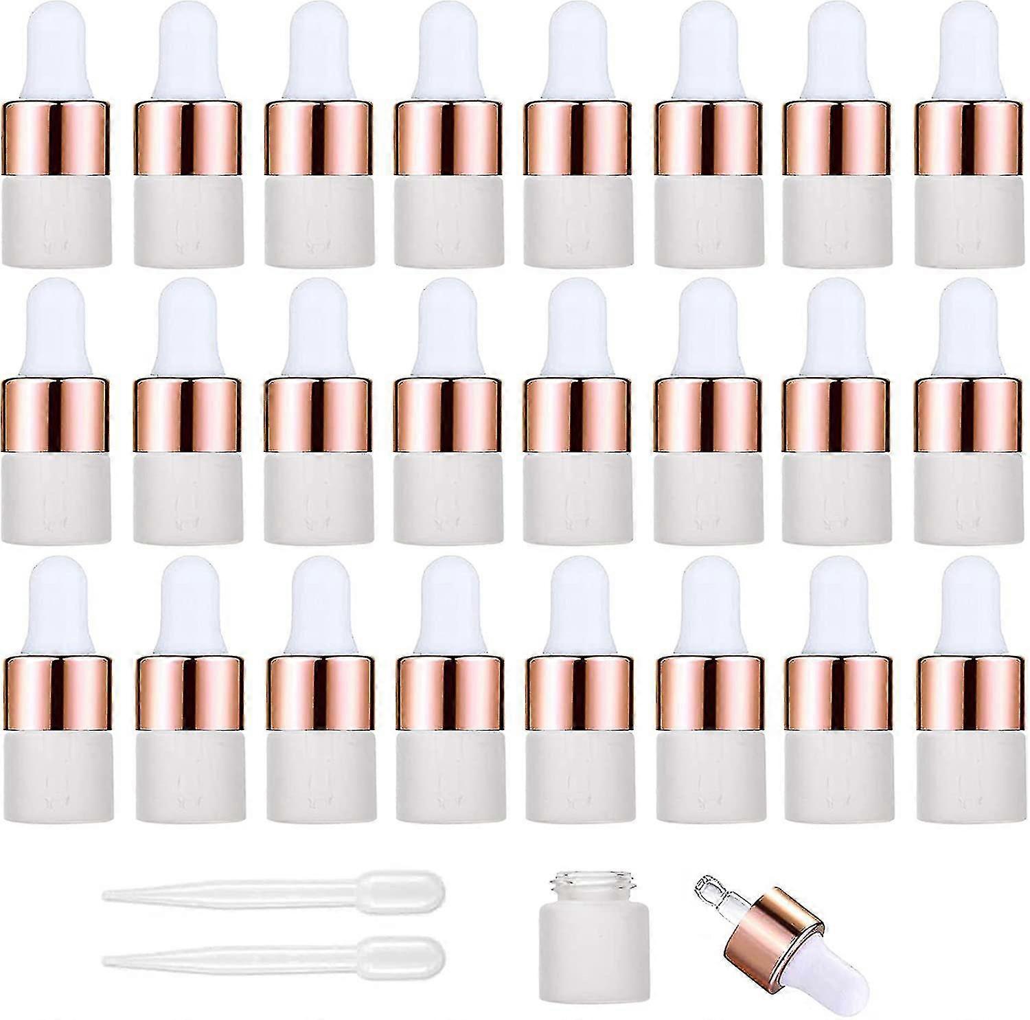 50pcs 3ml Frosted Glass Dropper Bottles Empty Essential Oil Bottles Jars Vials With Pipettes Perfume Bottles