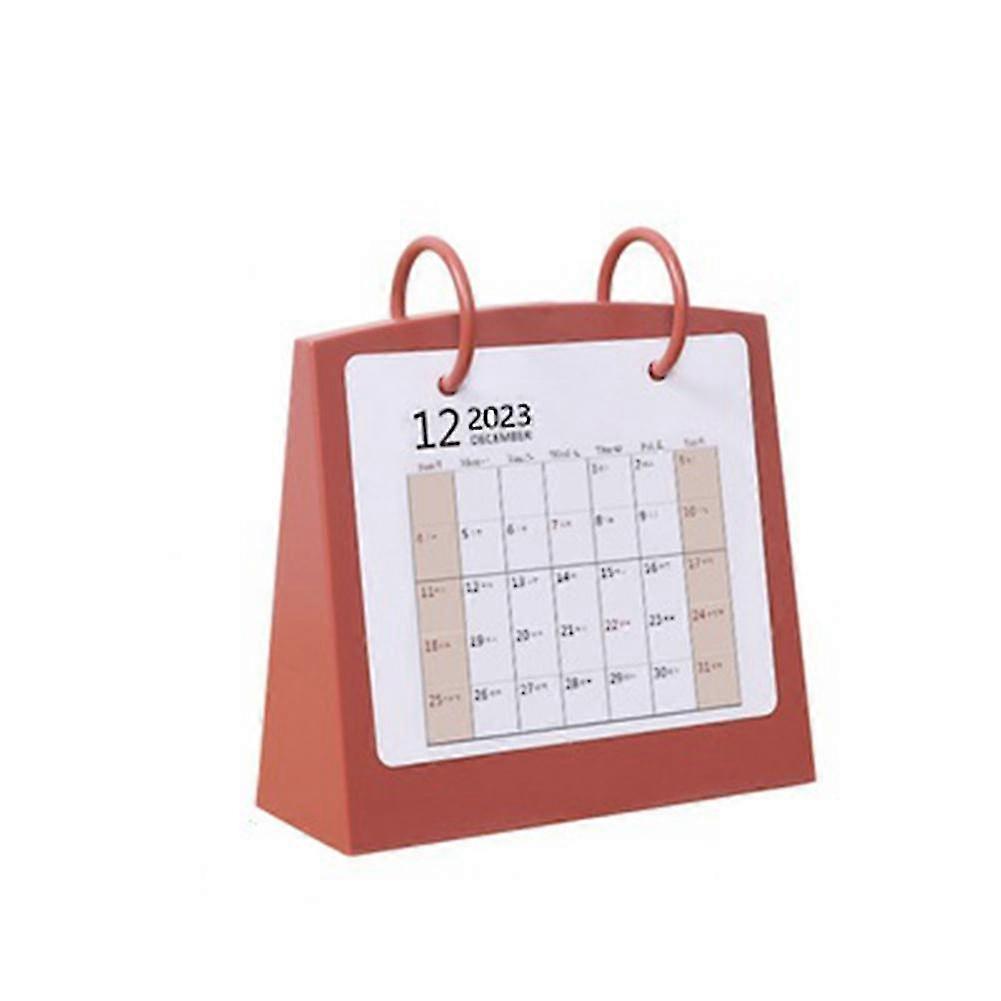 Desk Standing Calendar 2023 Desktop Small Monthly Planner Table Tabletop Schedule Wall Daily Decora