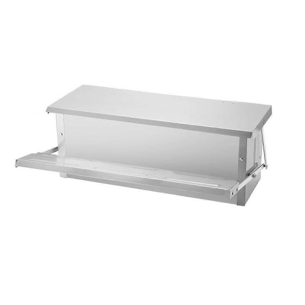 5 kg Kapazität Automatische Hühnerfutterautomaten, Trittbrett mit wetterfestem Deckel Rattensicherer Geflügelfütterung für Küken