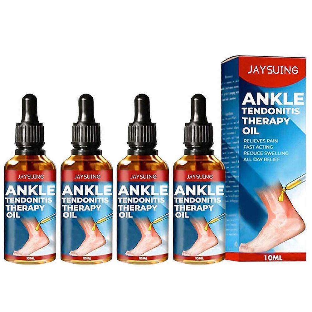 4 قطع جديدة للعناية بالكاحل من الضروري النفط تخفيف تصلب القدم الكاحل التهاب المفاصل الجسم