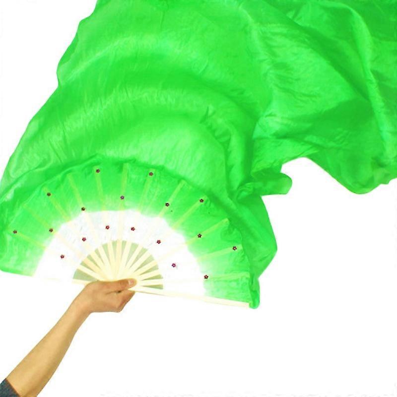 Dance Fans Durable 5 Colors Right Hands Willowy Rivet Fixed Dance Veils for Dancing