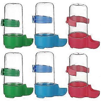 1 Set 6 Pcs Bird Cage Accessories Bird Drinking Water Feeders (random Color