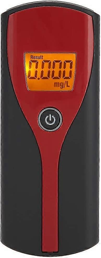 Digital Alcohol Tester, Portable High Accuracy Lcd Display Portable Alcohol Breath Tester Detector1pcsred
