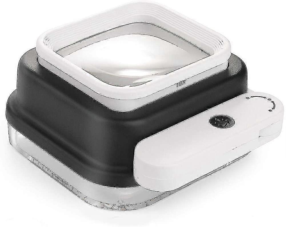 Multifunctional Magnifier 10x 15x 20x Adjustable Magnification Illumination Loup