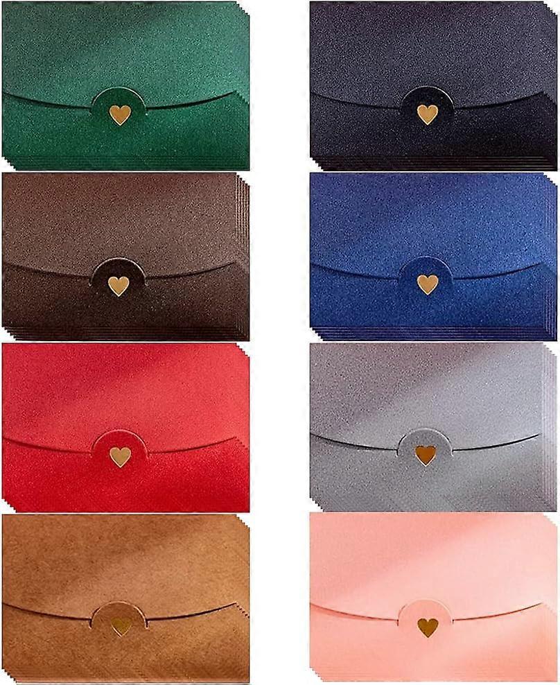 48 Pieces Mini Gift Card Envelopes, Multi Color Mini Envelope