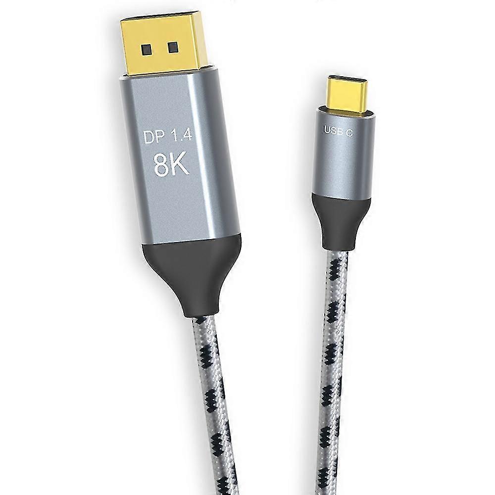 USB-C zu DP 1.4 Kabel, Unterstützung 8k@60hz Auflösung, Kupfer (3 Meter)