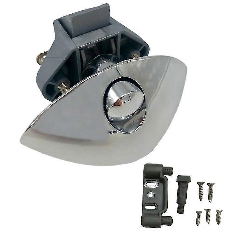 Diameter 20mm Camper Car Half-moon Push Lock Rv Caravan Drawer Latch Button Lock