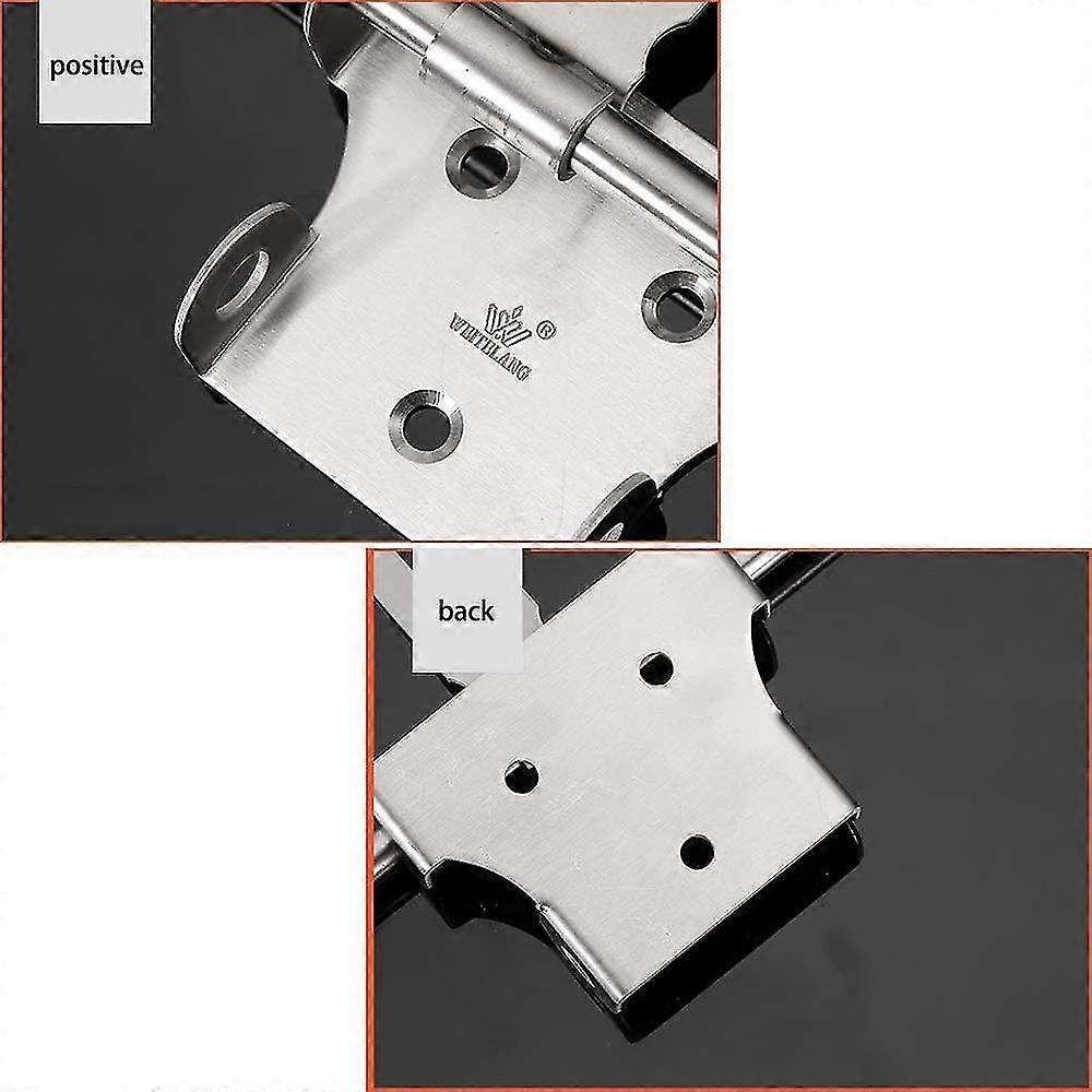 TAODAN Garage Door Latch Flip Bolt Lock - Heavy Duty Galvanized Steel Interior Lock With Screws - Extra Security For Garage Doors