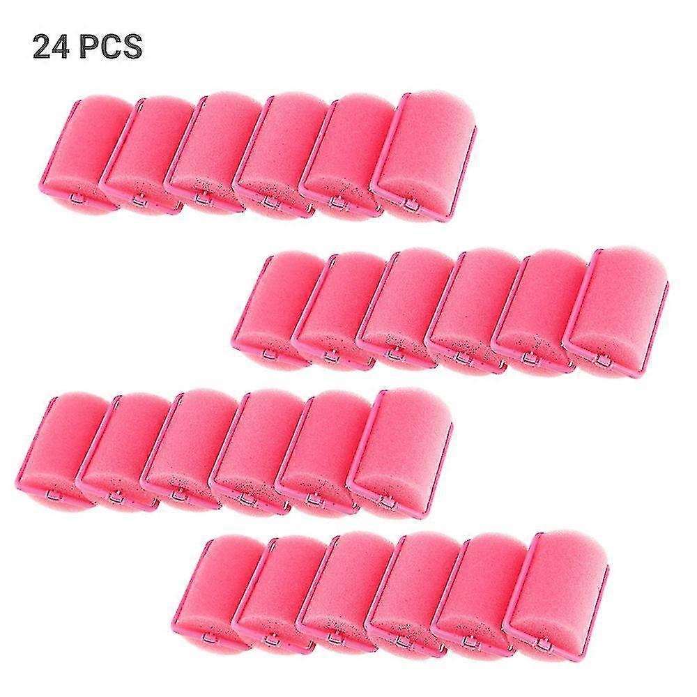 12/24x Sponge Hair Rollers Foam Styling Wave Curler