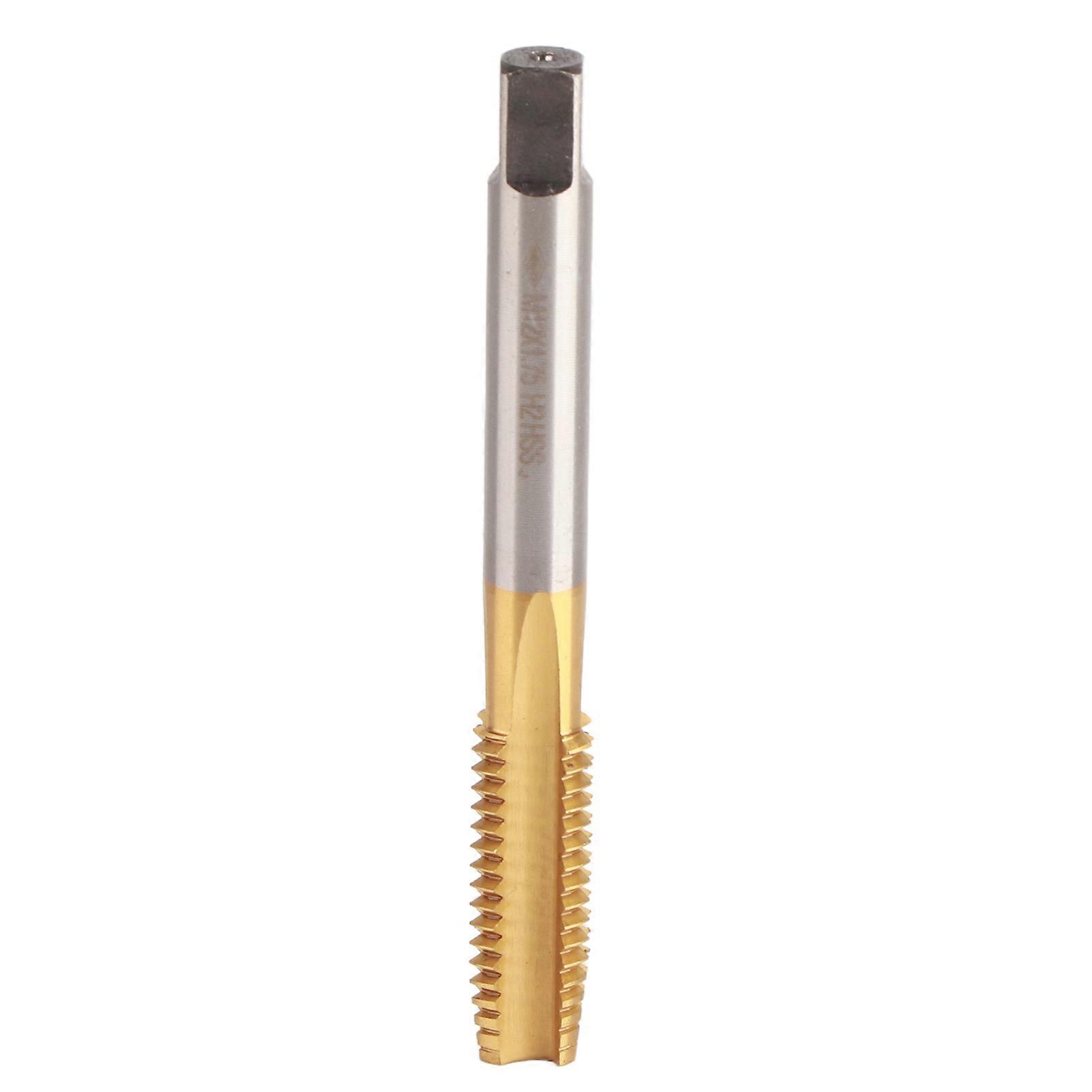 High Speed Steel Straight Flute Thread Machine Tapping Tap Thread Repair Tool (ST12*1.75)