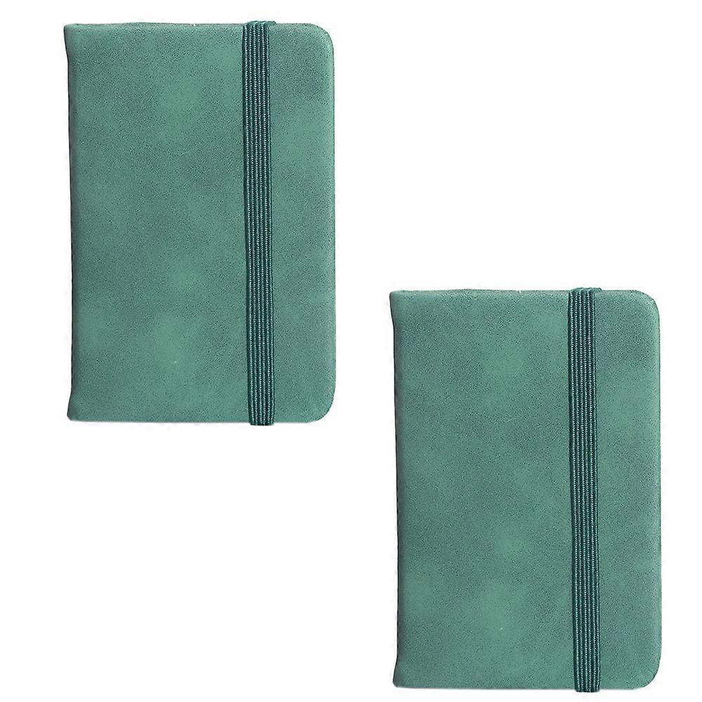 Lined Pocket Journal Notebook, 2 Pack, Small Notebooks for Student - blue