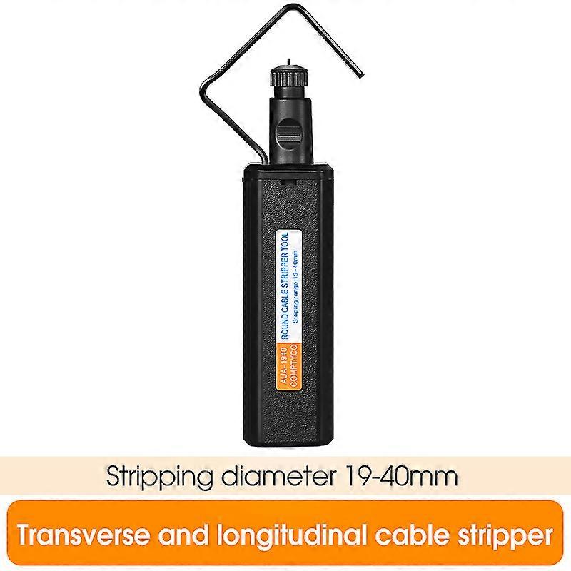 AUA-4529 4.5-29mm Round Cable Stripper Tool, Cable Jacket Slitter, Longitudinal Transverse Dual Use