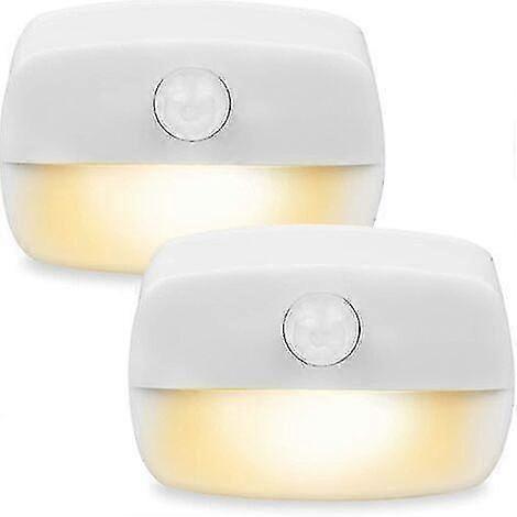 Motion Sensor Light, 2 Pack LED Night Light with Auto On/Off, Wall Sconce, Closet Lights, Safe Light