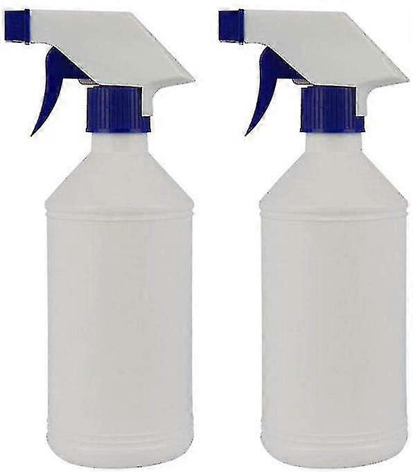 2pcs Empty Spray Bottle Leak Bottles Spray Proof Plastic Sprayer For Chemical Solution And Cleaning 500ml