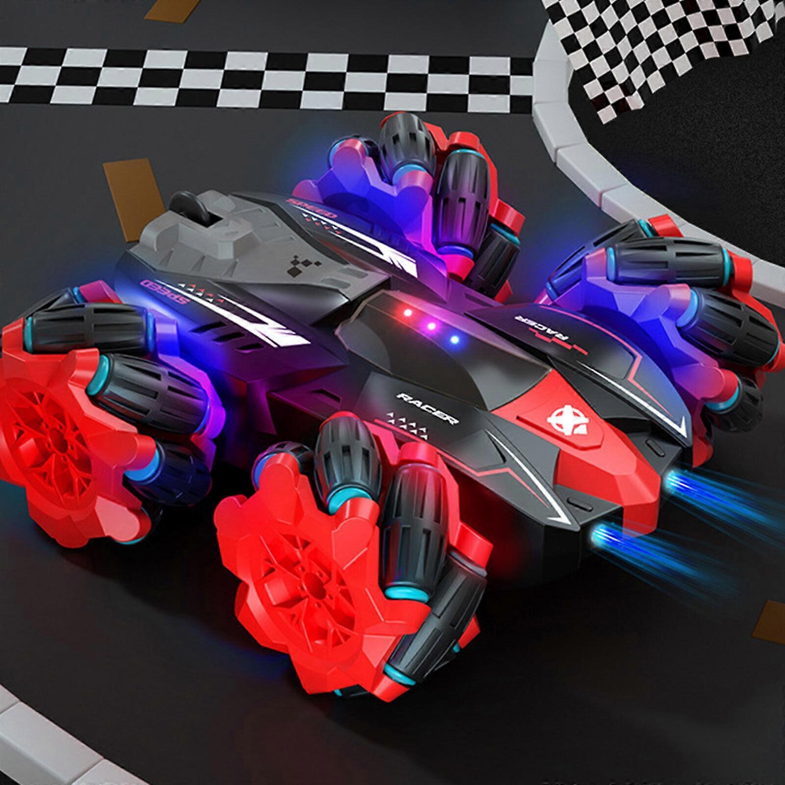 360スタントカーリモコンオフロードおもちゃ車W /ライト&音楽ギフト男の子の女の子