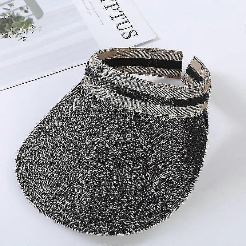 Ladies Summer Straw Wide-brimmed Sunhat