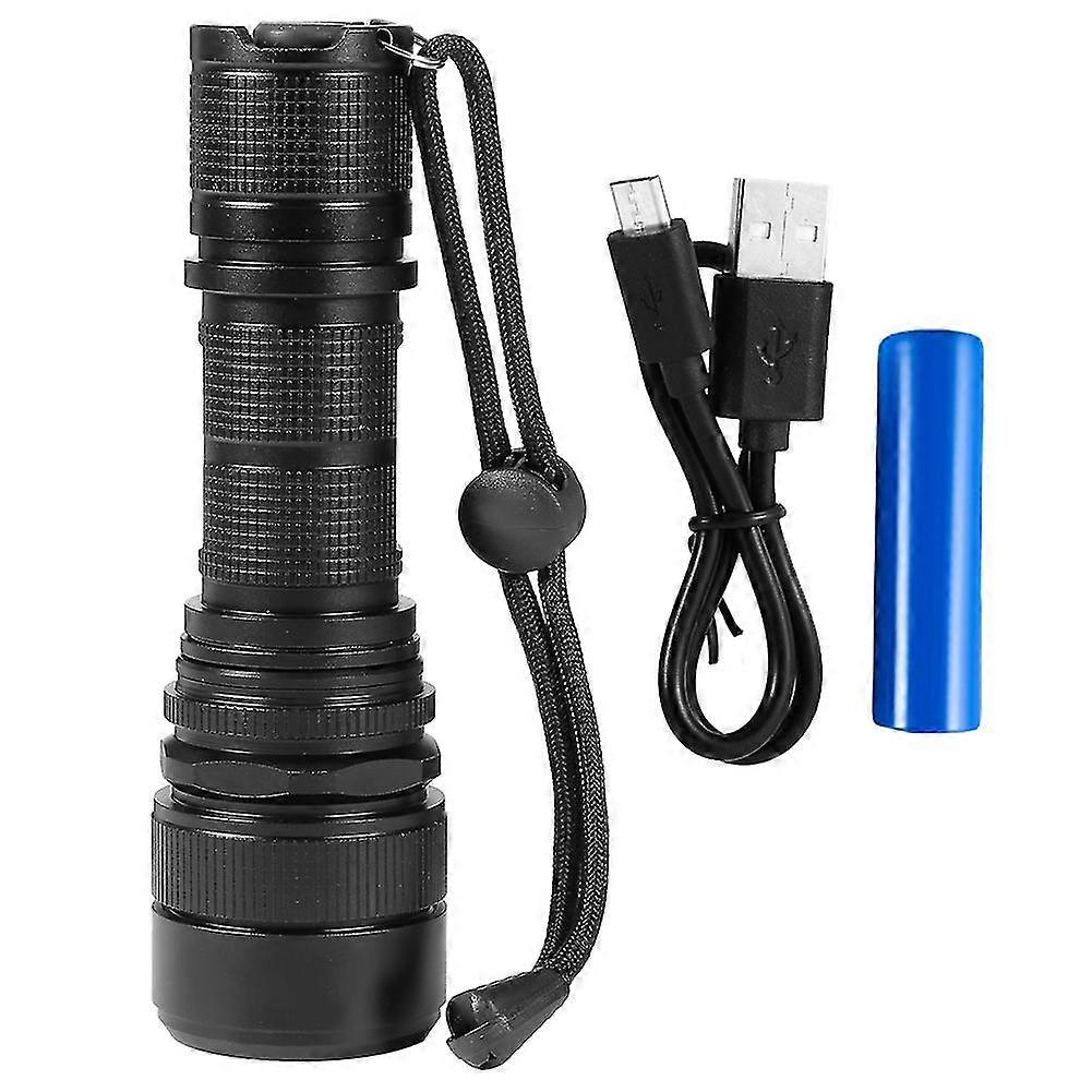 Super Bright 2000lm Led Flashlight Zoomable Waterproof Outdoor Portable Torch